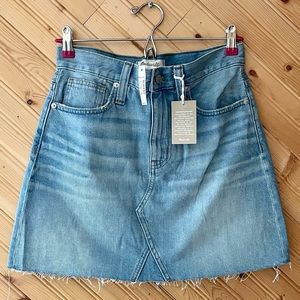 BNWT Madewell Denim Mini Skirt